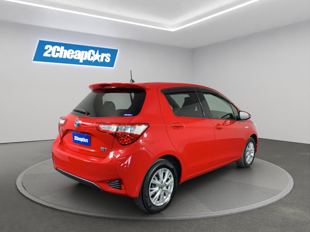 2017 Toyota Vitz Yaris Hybrid F Hatchback SMART KEY + REVERSING CAMERA + AUTO LIGHTS