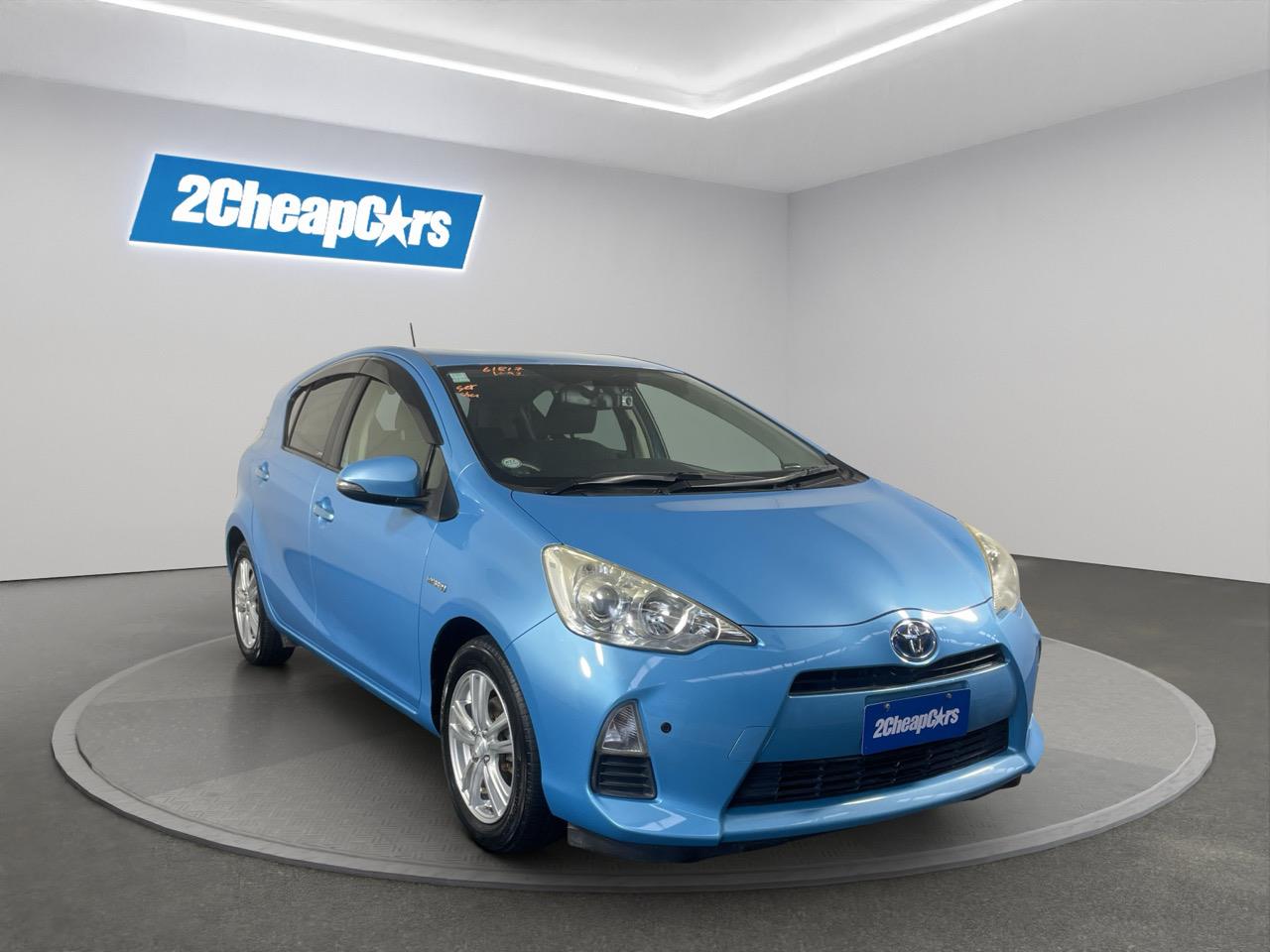 2013 Toyota Aqua S Hatchback REVERSING CAMERA + PARKING SENSORS