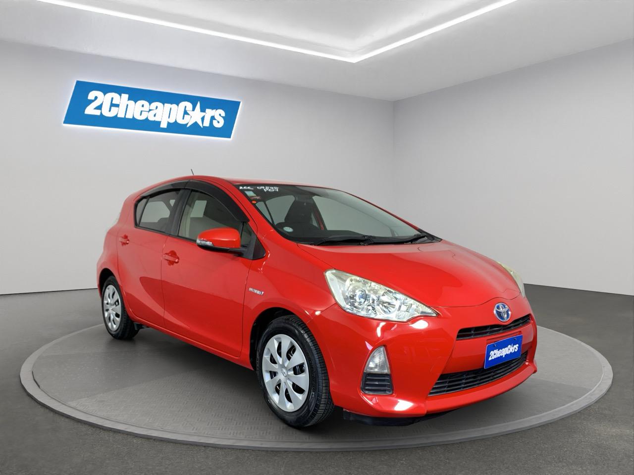 2014 Toyota Aqua S Hatchback HEATED SEATS + PUSH BUTTON START + AUTO LIGHTS 