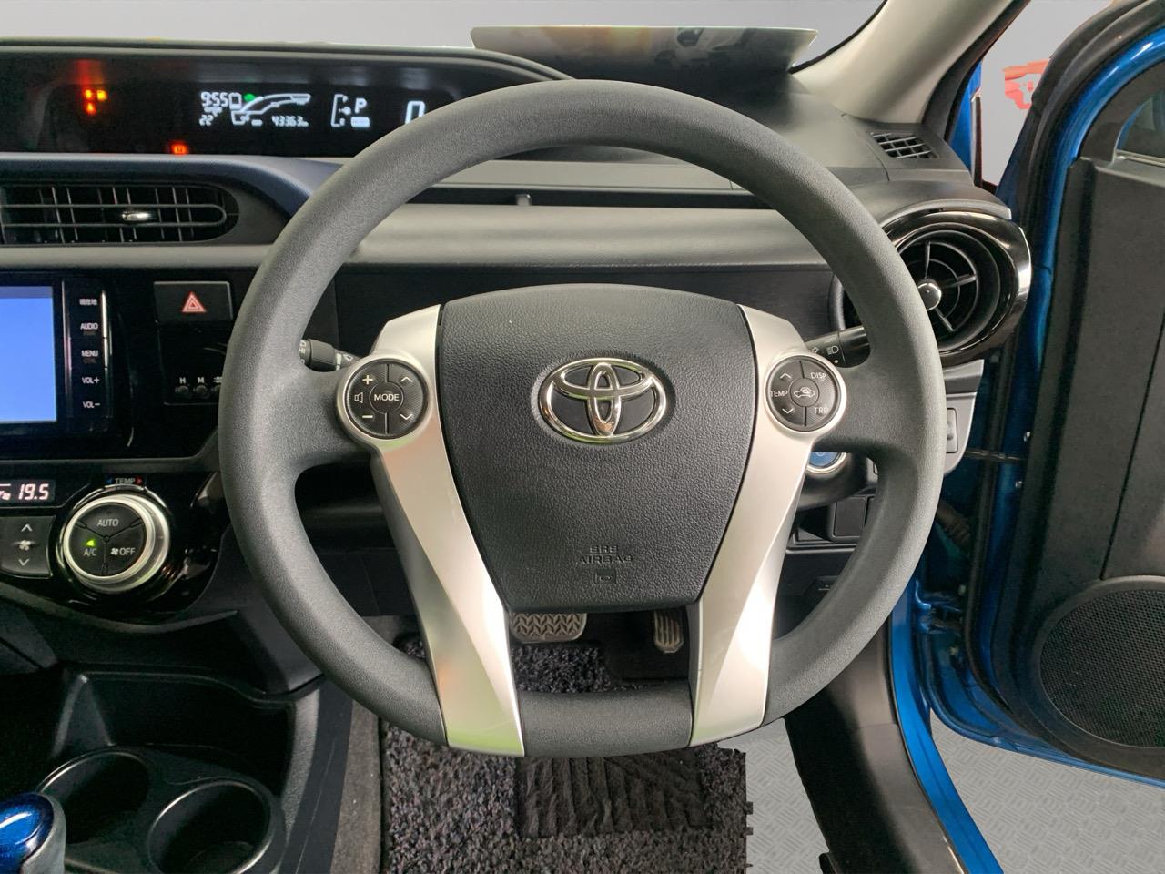 2015 Toyota Aqua Hybrid Hatchback LOW KMS + REVERSING CAMERA + AUTO LIGHTS