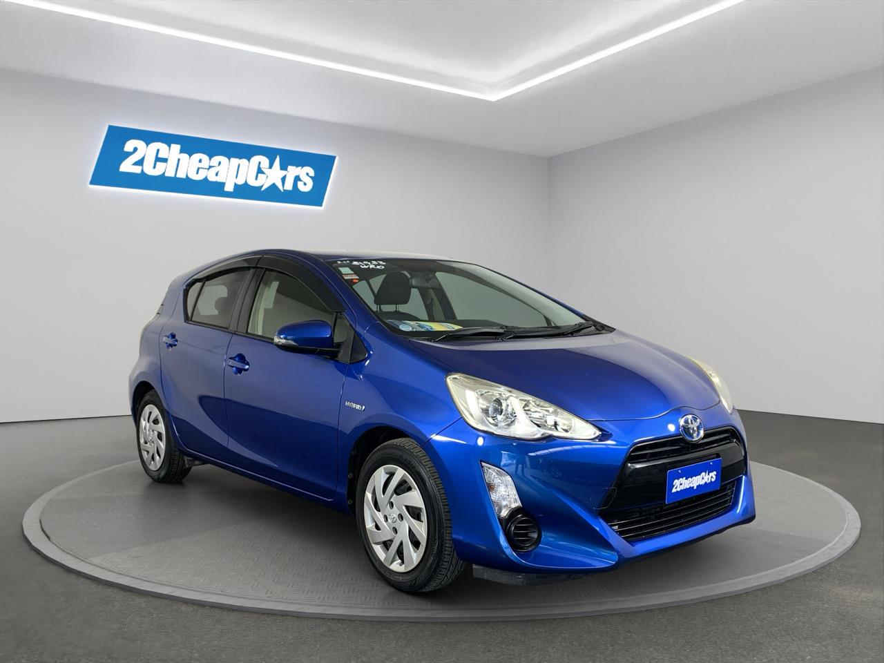 2015 Toyota Aqua Hybrid Hatchback LOW KMS + REVERSING CAMERA + AUTO LIGHTS