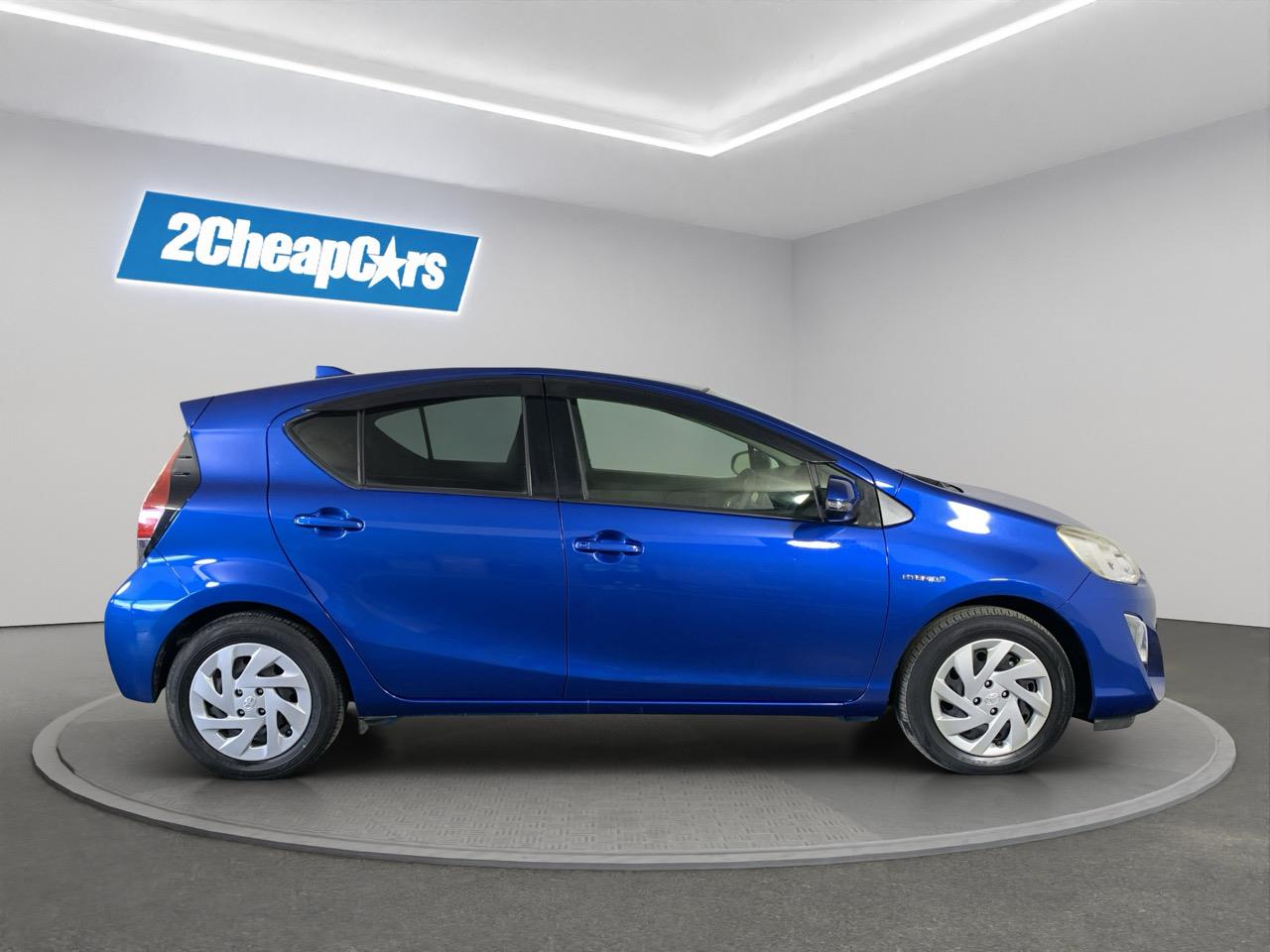 2015 Toyota Aqua Hybrid Hatchback LOW KMS + REVERSING CAMERA + AUTO LIGHTS