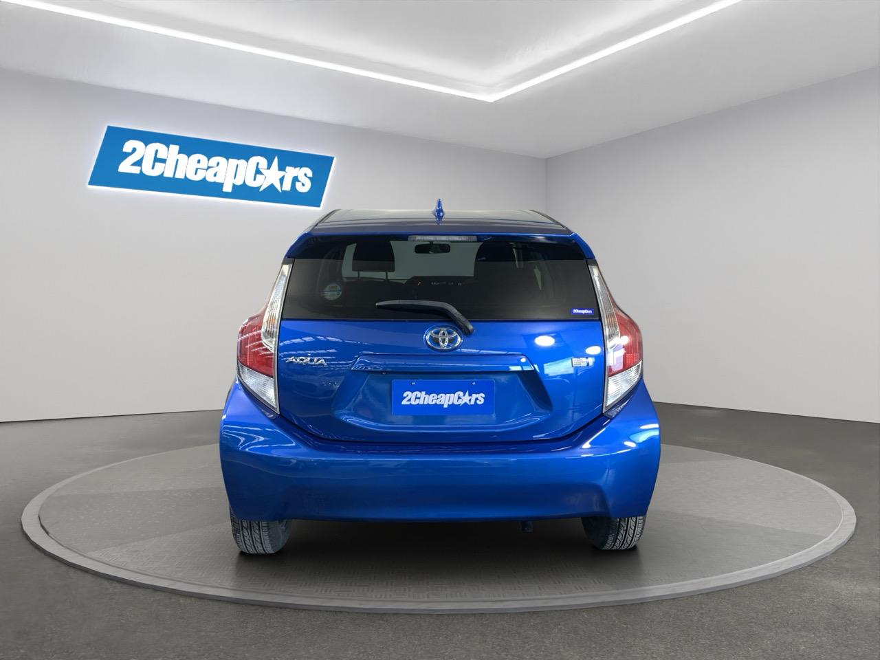 2015 Toyota Aqua Hybrid Hatchback LOW KMS + REVERSING CAMERA + AUTO LIGHTS