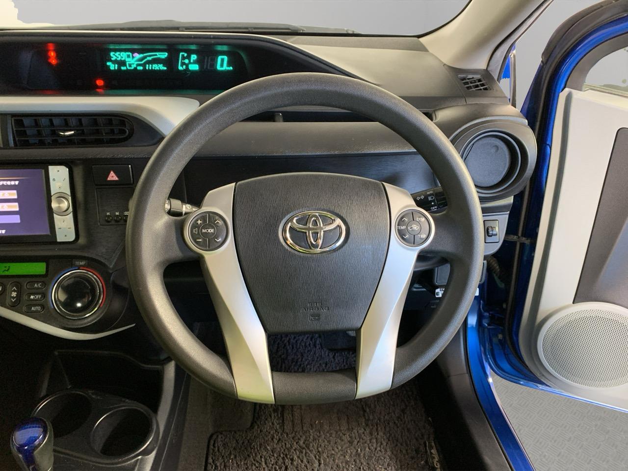 2012 Toyota Aqua S Hatchback HEATED SEATS + REVERSING CAMERA + AUTO LIGHTS
