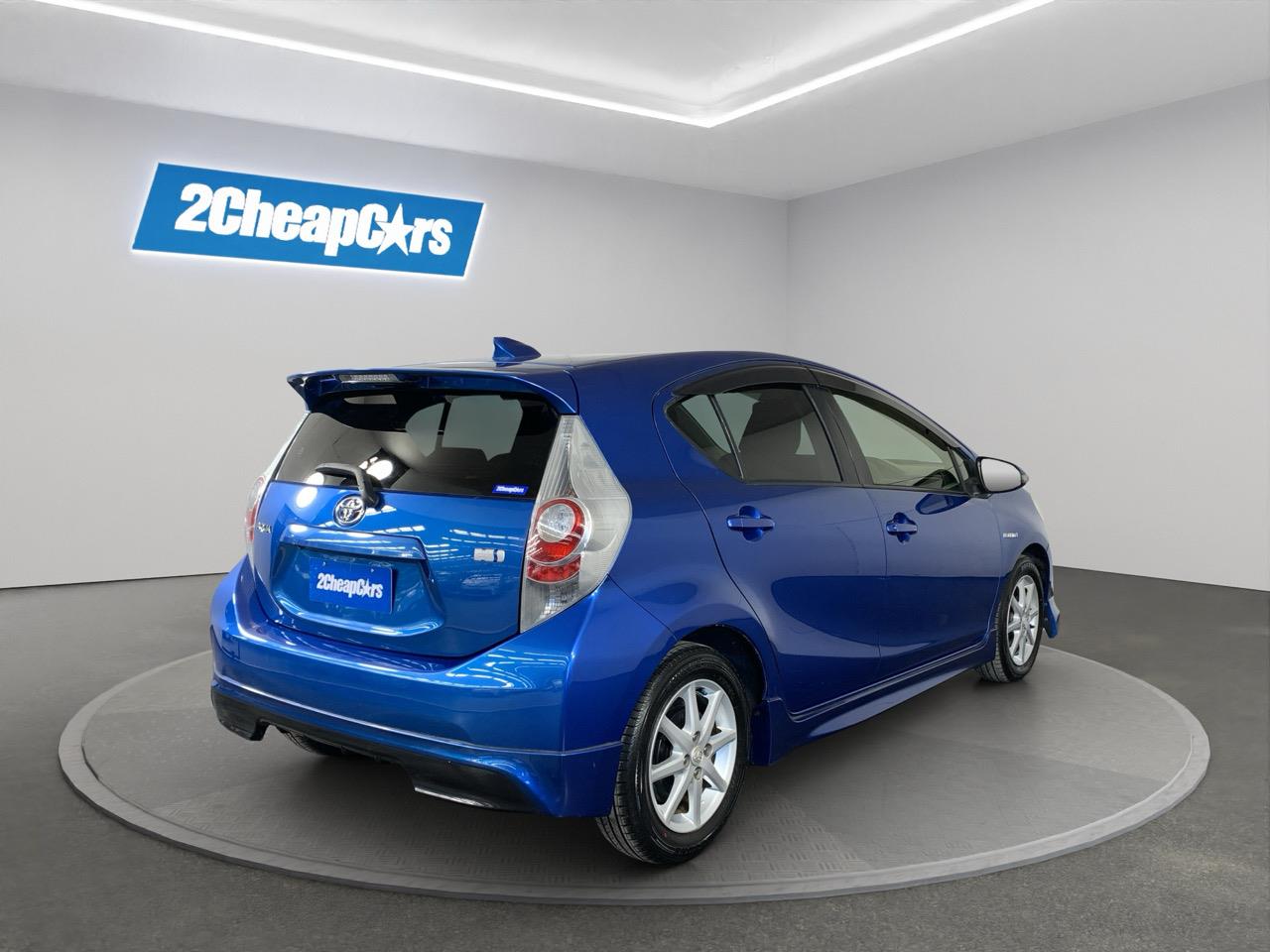 2012 Toyota Aqua S Hatchback HEATED SEATS + REVERSING CAMERA + AUTO LIGHTS
