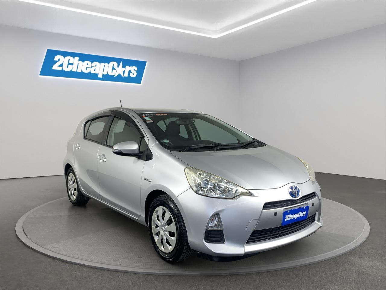 2014 Toyota Aqua S Hatchback PARKING SENSORS + REVERSING CAMERA + AUTO LIGHTS