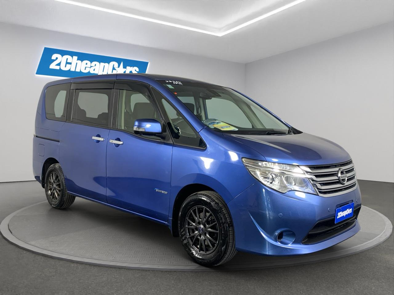 2015 Nissan Serena Hybrid 20X V SELECTION SAFETY S People Mover CRUISE CONTROL + POWER SLIDING DOORS 