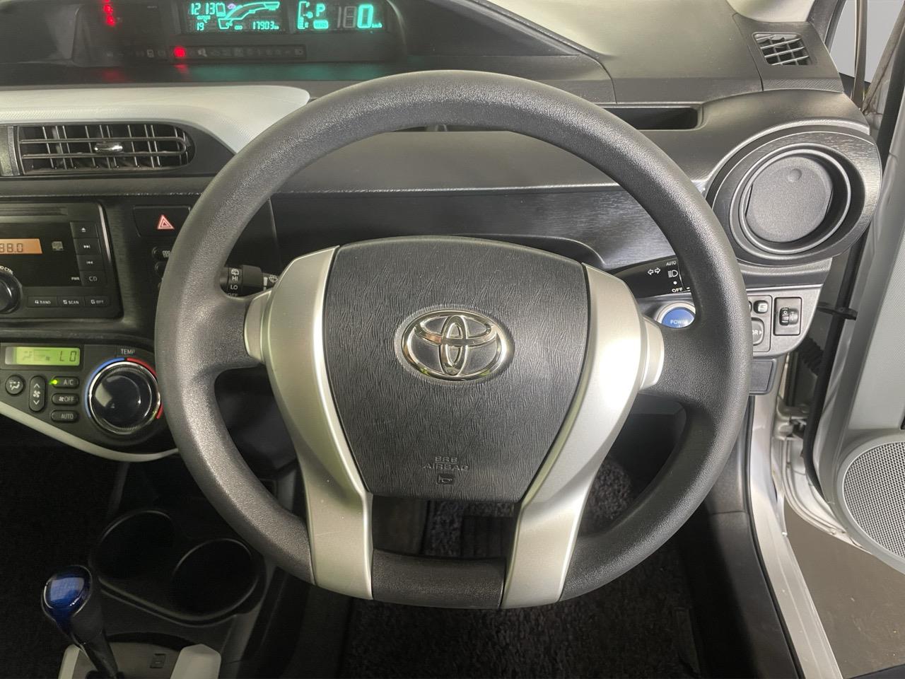 2012 Toyota Aqua S Hatchback LOW KM + AUTO LIGHTS + PUSH START