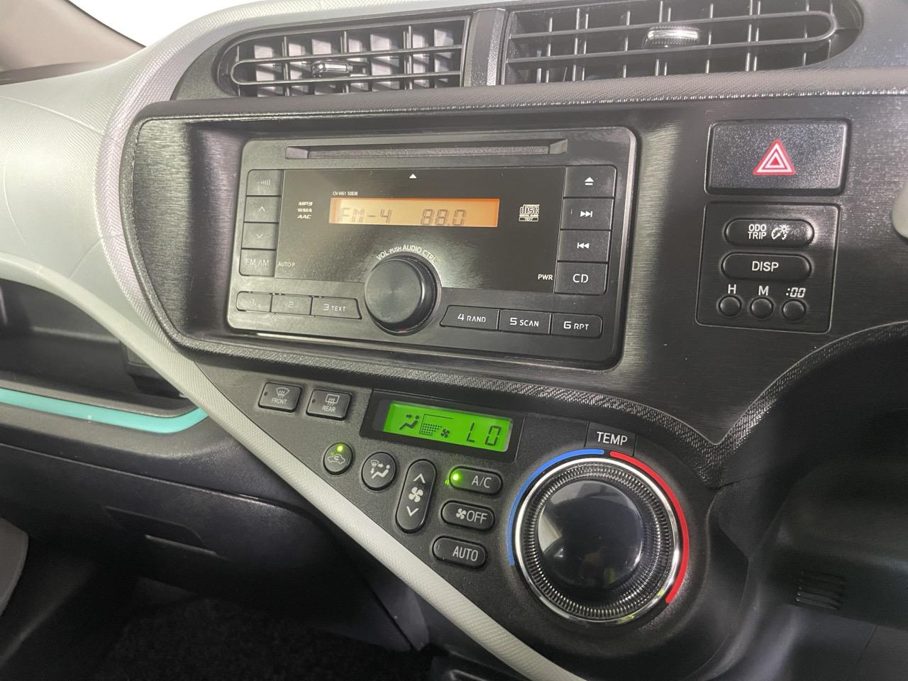 2012 Toyota Aqua S Hatchback LOW KM + AUTO LIGHTS + PUSH START