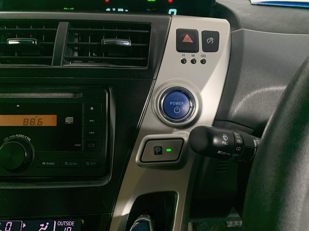 2012 Toyota Prius Alpha Hybrid Station Wagon PUSH BUTTON START + AUTO LIGHTS