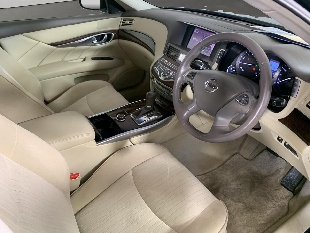 2012 Nissan Fuga 350GT Hybrid Sedan POWER ADJUSTMENT SEATS + CRUISE CONTROL