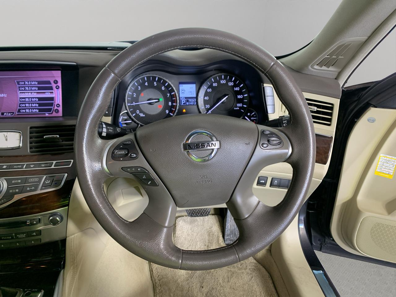 2012 Nissan Fuga 350GT Hybrid Sedan POWER ADJUSTMENT SEATS + CRUISE CONTROL