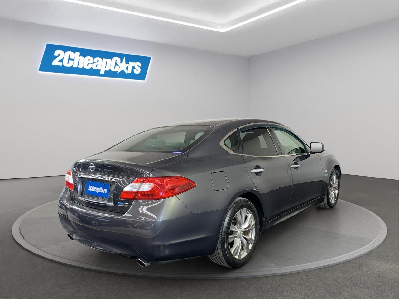 2012 Nissan Fuga 350GT Hybrid Sedan POWER ADJUSTMENT SEATS + CRUISE CONTROL