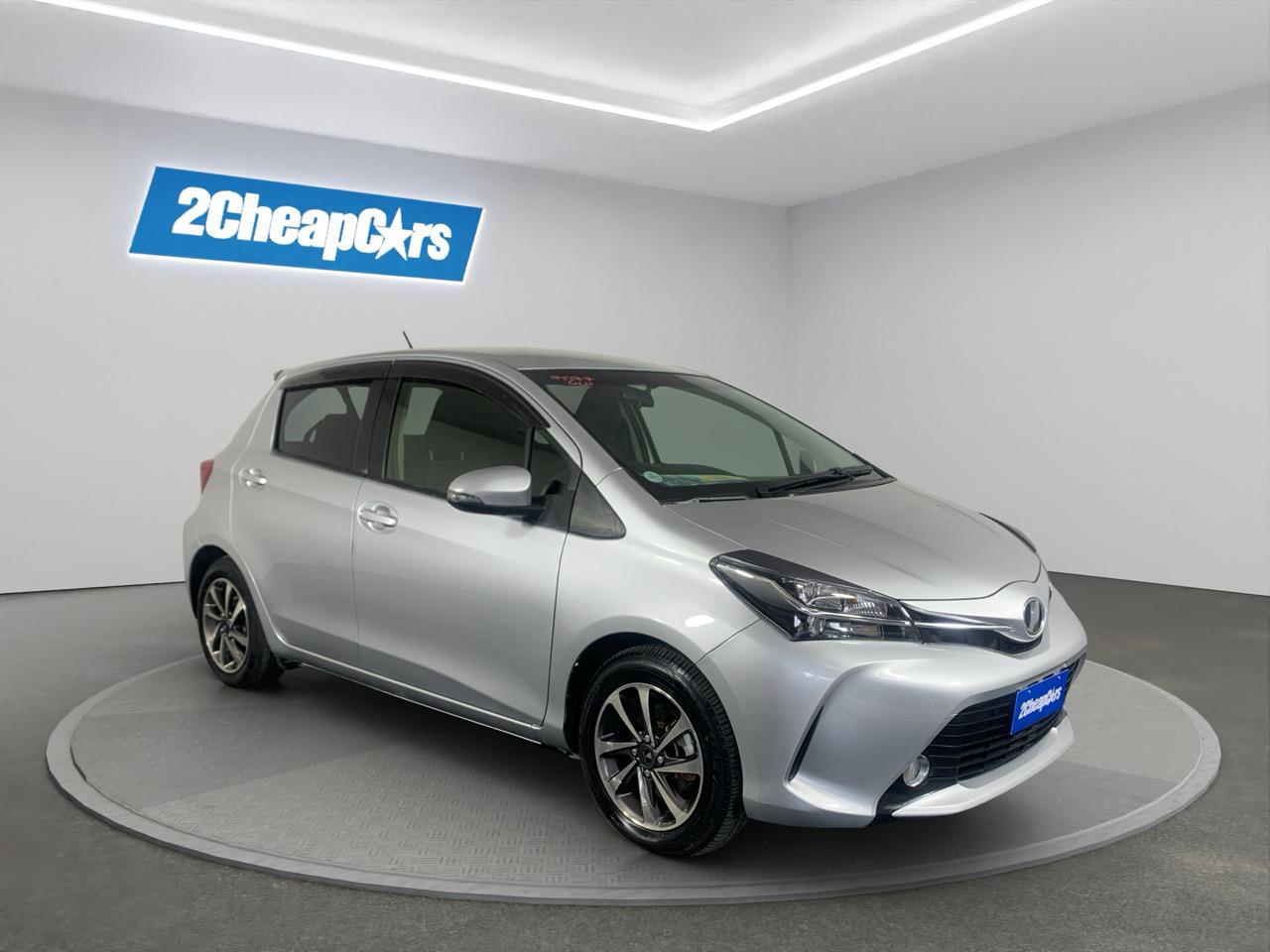 2014 Toyota Vitz 1.3U Hatchback LOW KMS + PUSH BUTTON START + AUTO LIGHTS