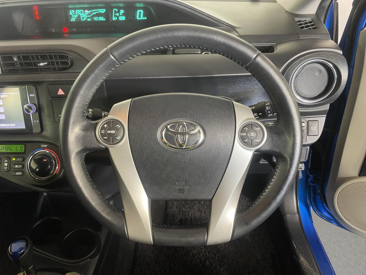 2013 Toyota Aqua G Hatchback LOW KMS + REVERSING CAMERA + PUSH BUTTON START