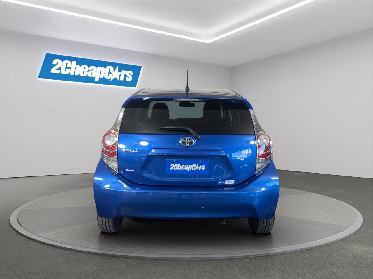 2013 Toyota Aqua G Hatchback LOW KMS + REVERSING CAMERA + PUSH BUTTON START