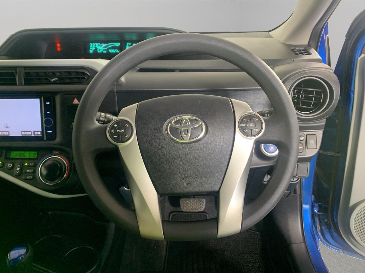 2012 Toyota Aqua S Hatchback LOW KMS + AUTO LIGHTS + REVERSING CAMERA