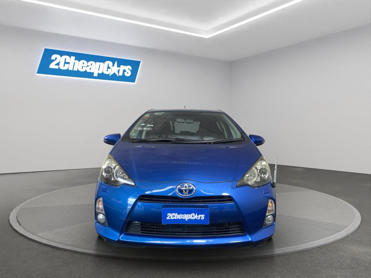 2012 Toyota Aqua S Hatchback LOW KMS + AUTO LIGHTS + REVERSING CAMERA