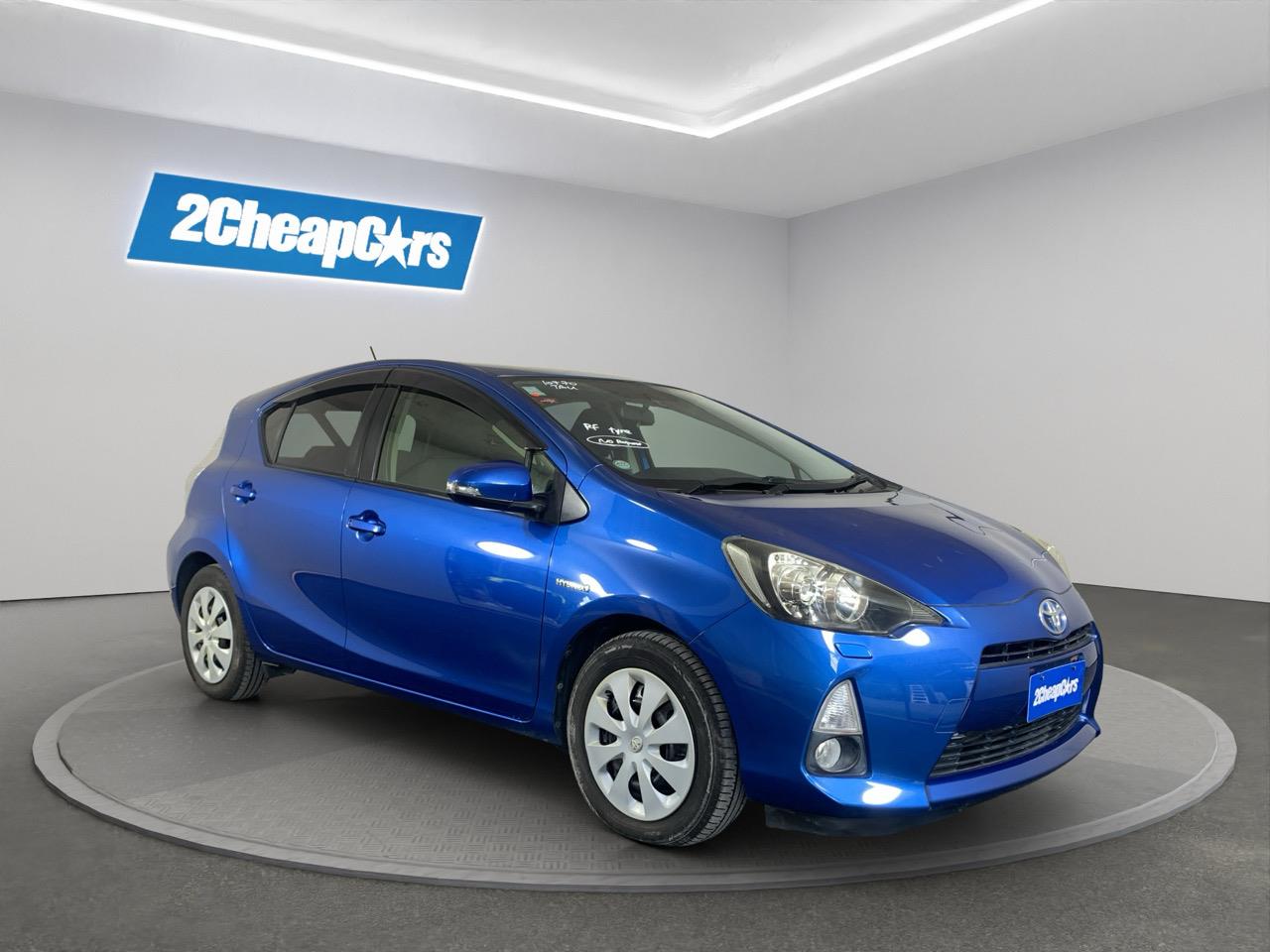 2012 Toyota Aqua S Hatchback LOW KMS + AUTO LIGHTS + REVERSING CAMERA