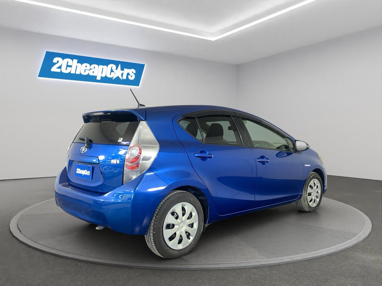 2012 Toyota Aqua S Hatchback LOW KMS + AUTO LIGHTS + REVERSING CAMERA