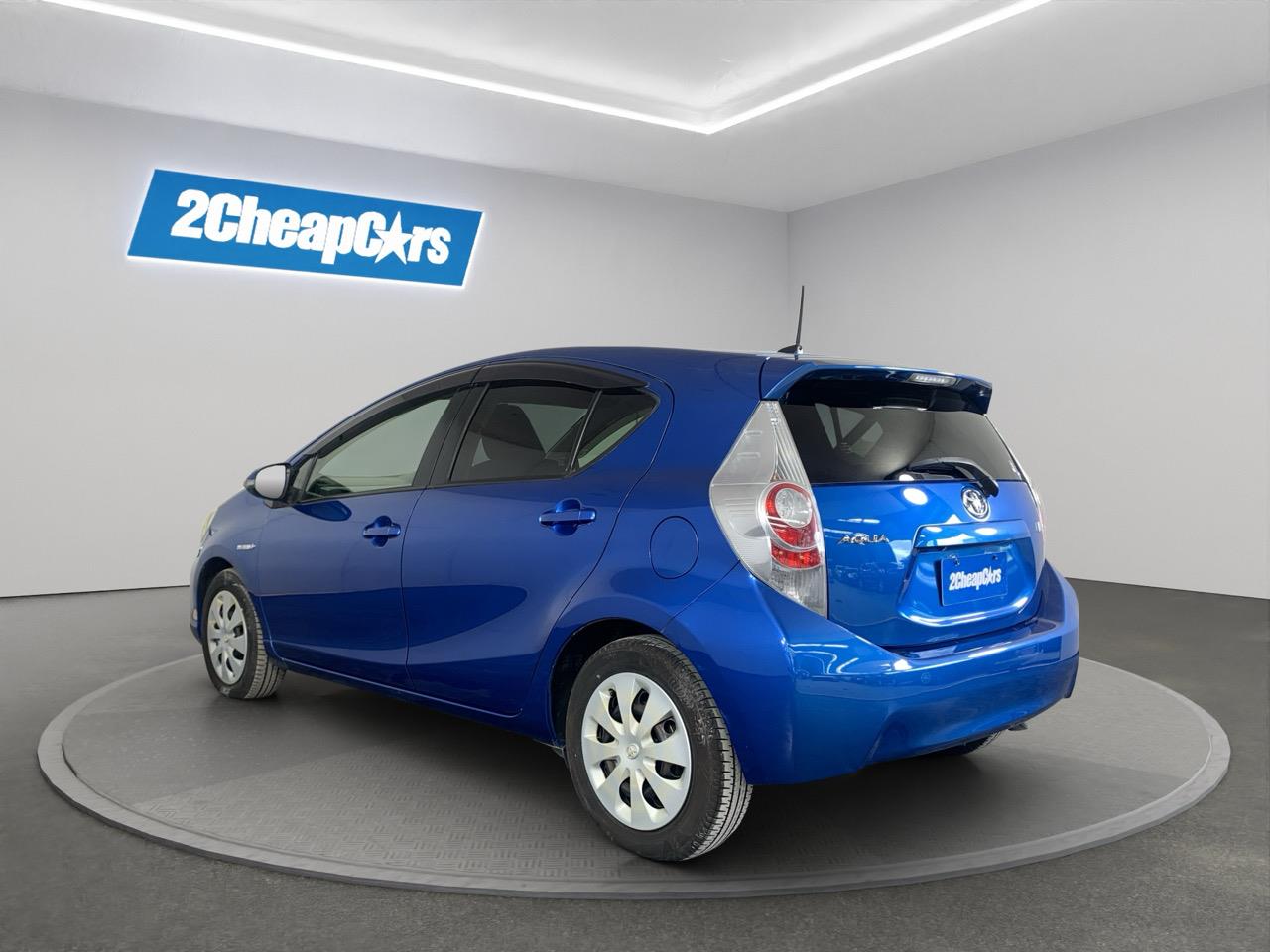 2012 Toyota Aqua S Hatchback LOW KMS + AUTO LIGHTS + REVERSING CAMERA