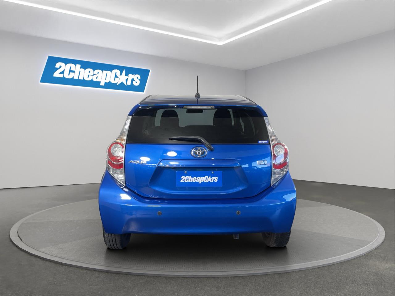 2012 Toyota Aqua G Hatchback REVERSING CAMERA + PARKING SENSORS