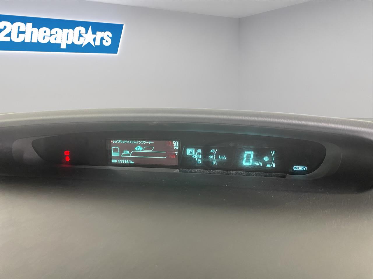 2012 Toyota Prius S Hatchback REVERSING CAMERA + AUTO LIGHTS + PUSH BUTTON START