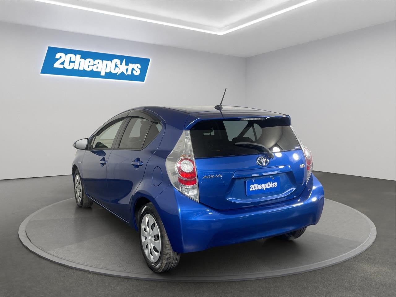 2013 Toyota Aqua S Hatchback LOW KMS + REVERSING CAMERA + AUTO LIGHTS