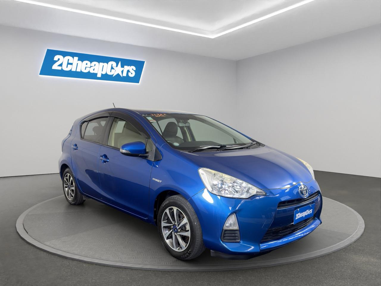 2014 Toyota Aqua G Balck Soft Leather Selection Hatchback REVESING CAMERA + PUSH SRART + AUTO LIGHTS