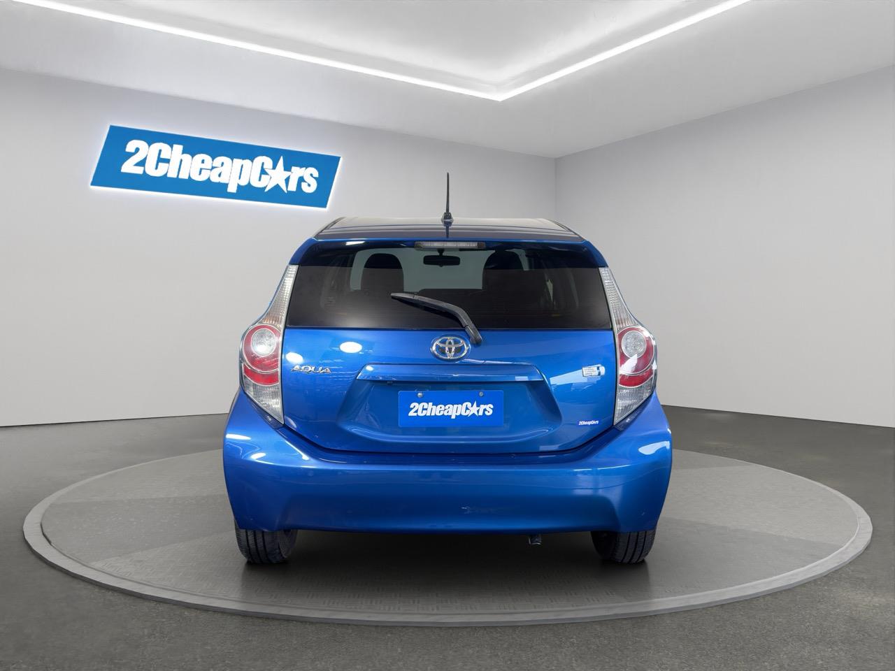 2014 Toyota Aqua G Balck Soft Leather Selection Hatchback REVESING CAMERA + PUSH SRART + AUTO LIGHTS