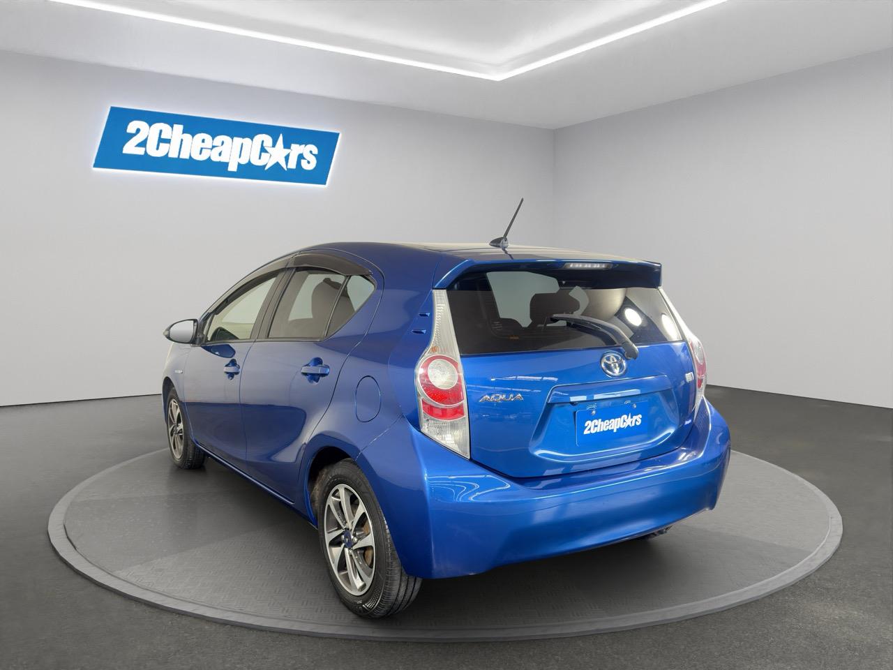 2014 Toyota Aqua G Balck Soft Leather Selection Hatchback REVESING CAMERA + PUSH SRART + AUTO LIGHTS