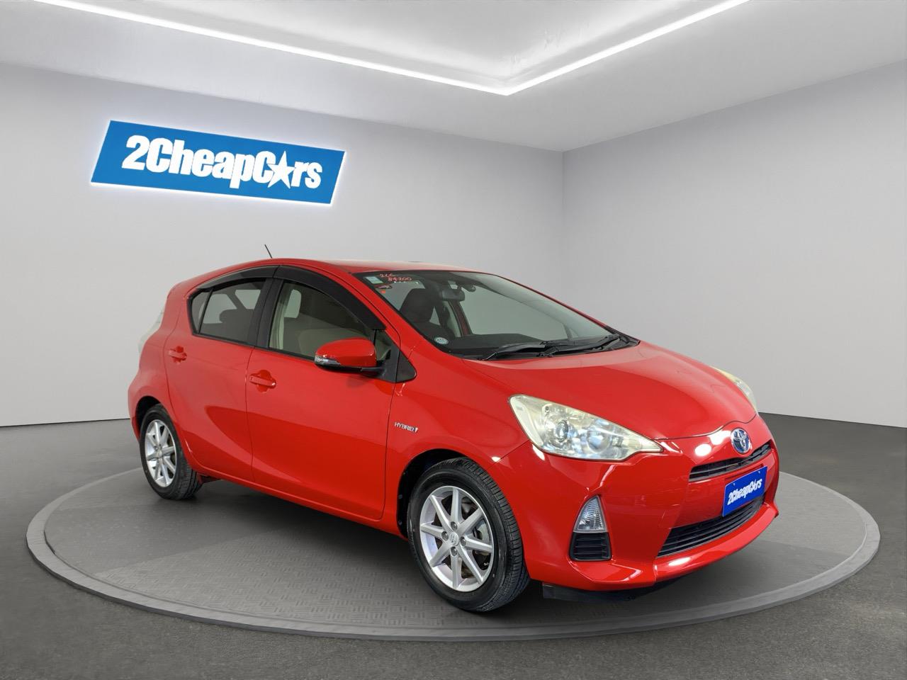 2013 Toyota Aqua G Hatchback HEATED SEATS + REVERSING CAMERA + AUTO LIGHTS