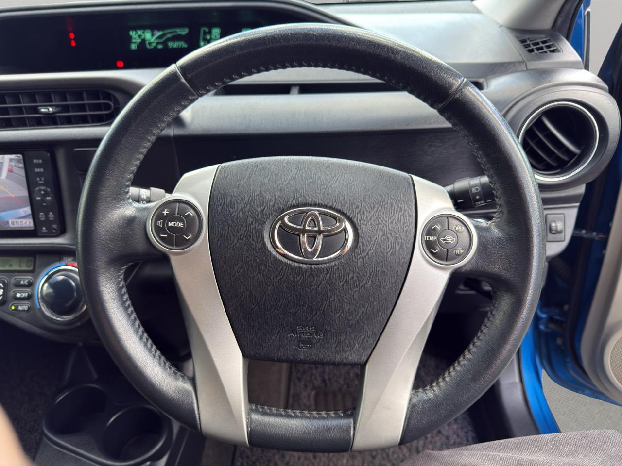 2012 Toyota Aqua  Hatchback HEATED SEATS + AUTO LIGHTS + REVERSING CAMERA