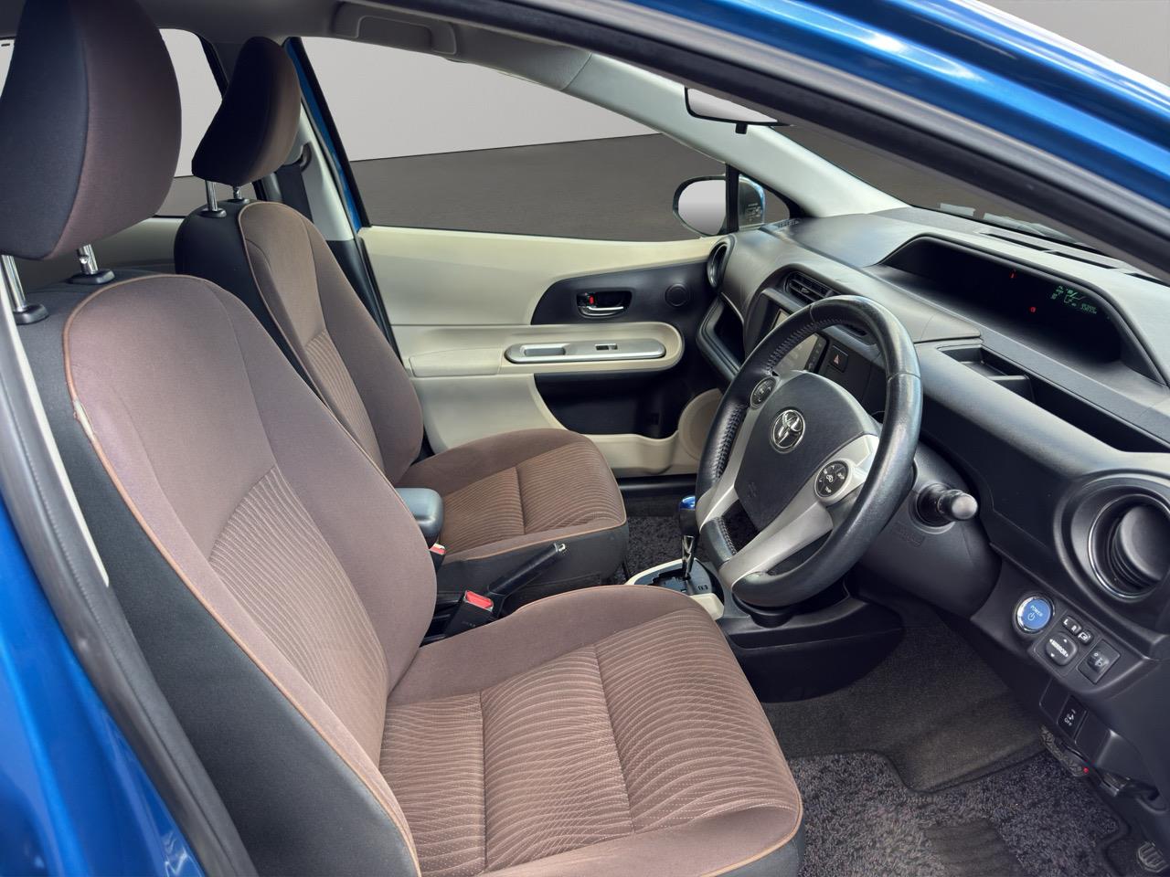 2012 Toyota Aqua  Hatchback HEATED SEATS + AUTO LIGHTS + REVERSING CAMERA