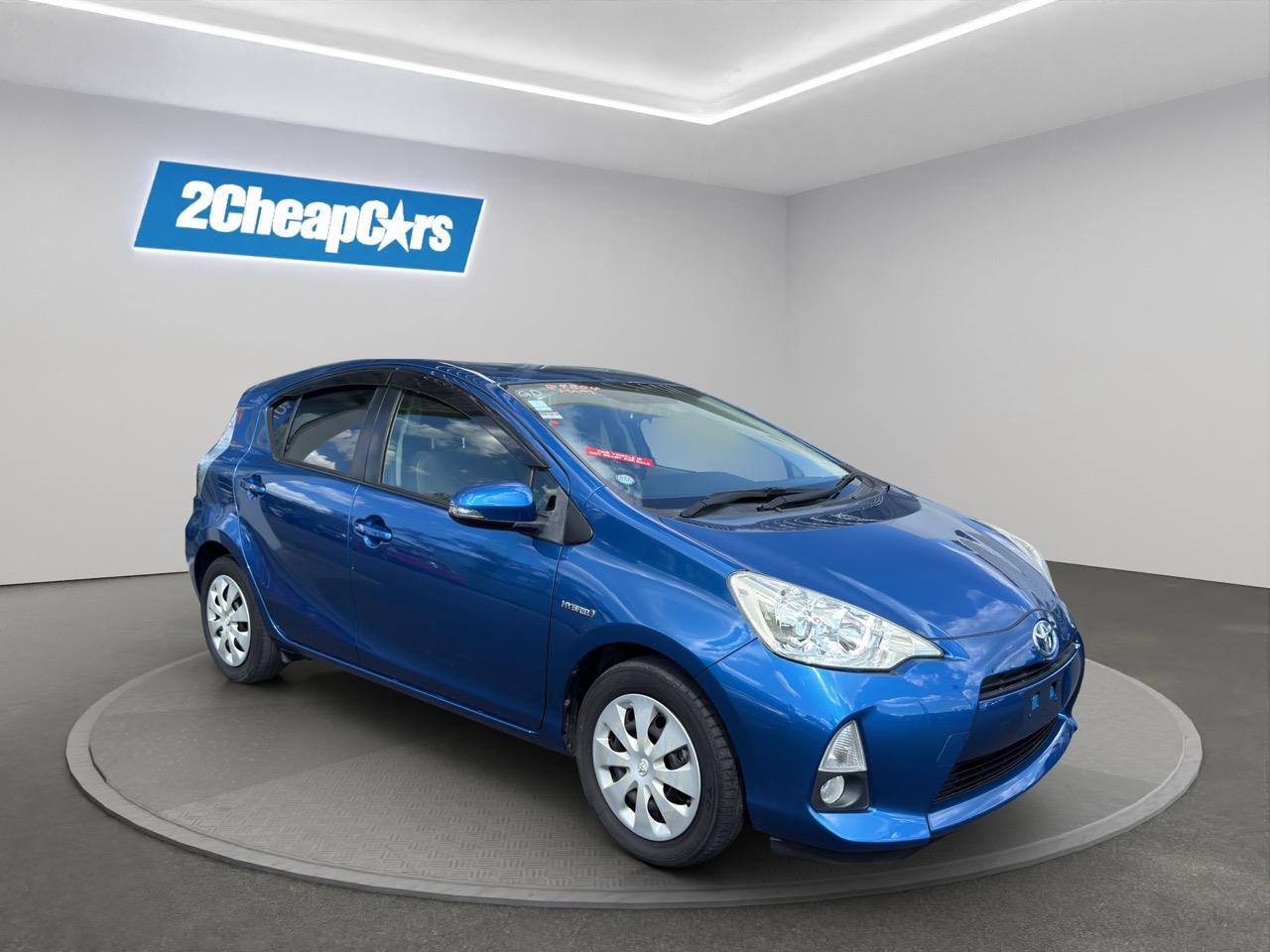 2012 Toyota Aqua  Hatchback HEATED SEATS + AUTO LIGHTS + REVERSING CAMERA