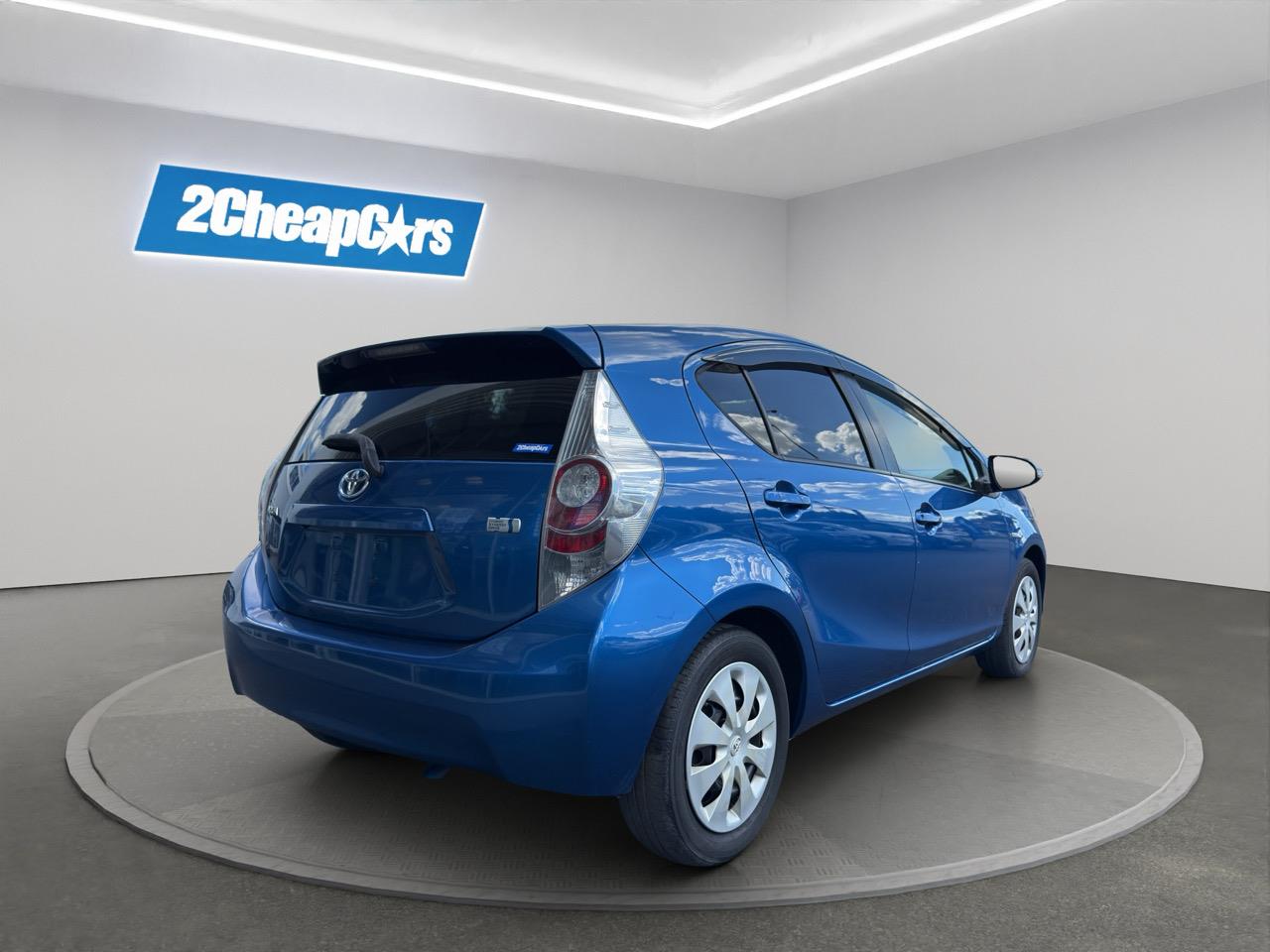 2012 Toyota Aqua  Hatchback HEATED SEATS + AUTO LIGHTS + REVERSING CAMERA