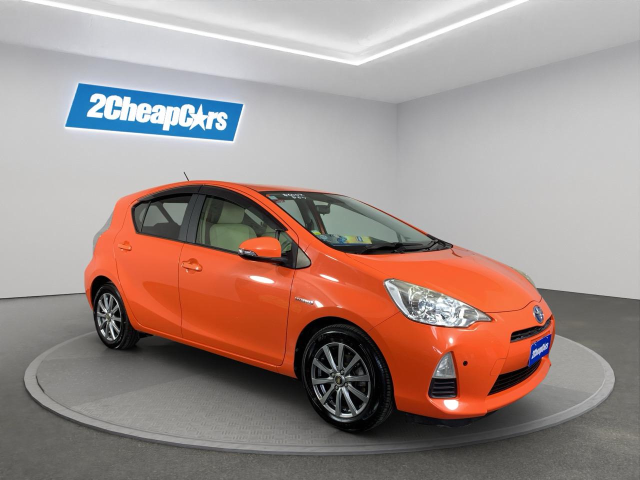 2013 Toyota Aqua S Hatchback HEATED SEATS + PUSH BUTTON START + AUTO LIGHTS