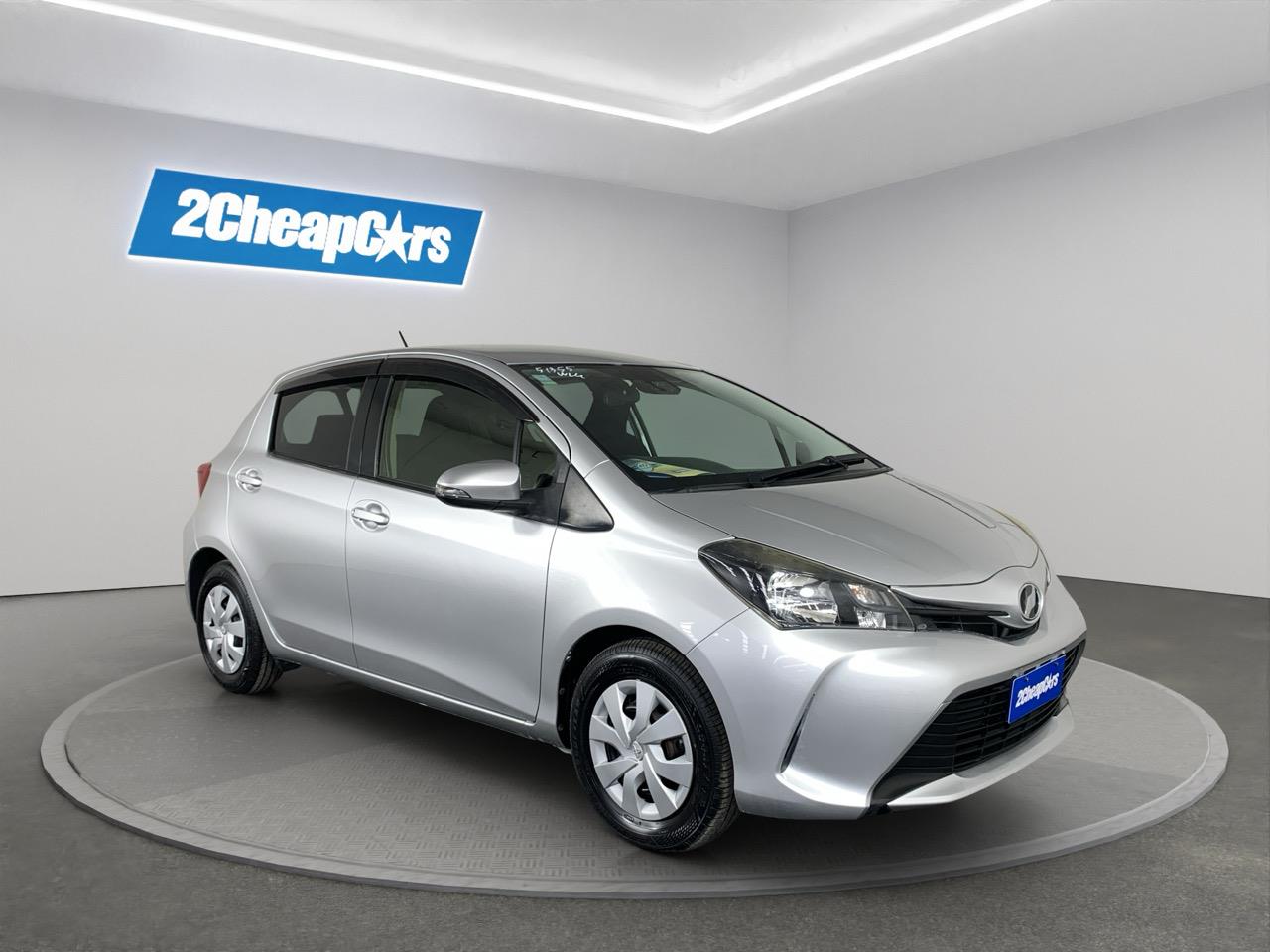 2016 Toyota Vitz Yaris F Hatchback LOW KMS + REVERSING CAMERA 