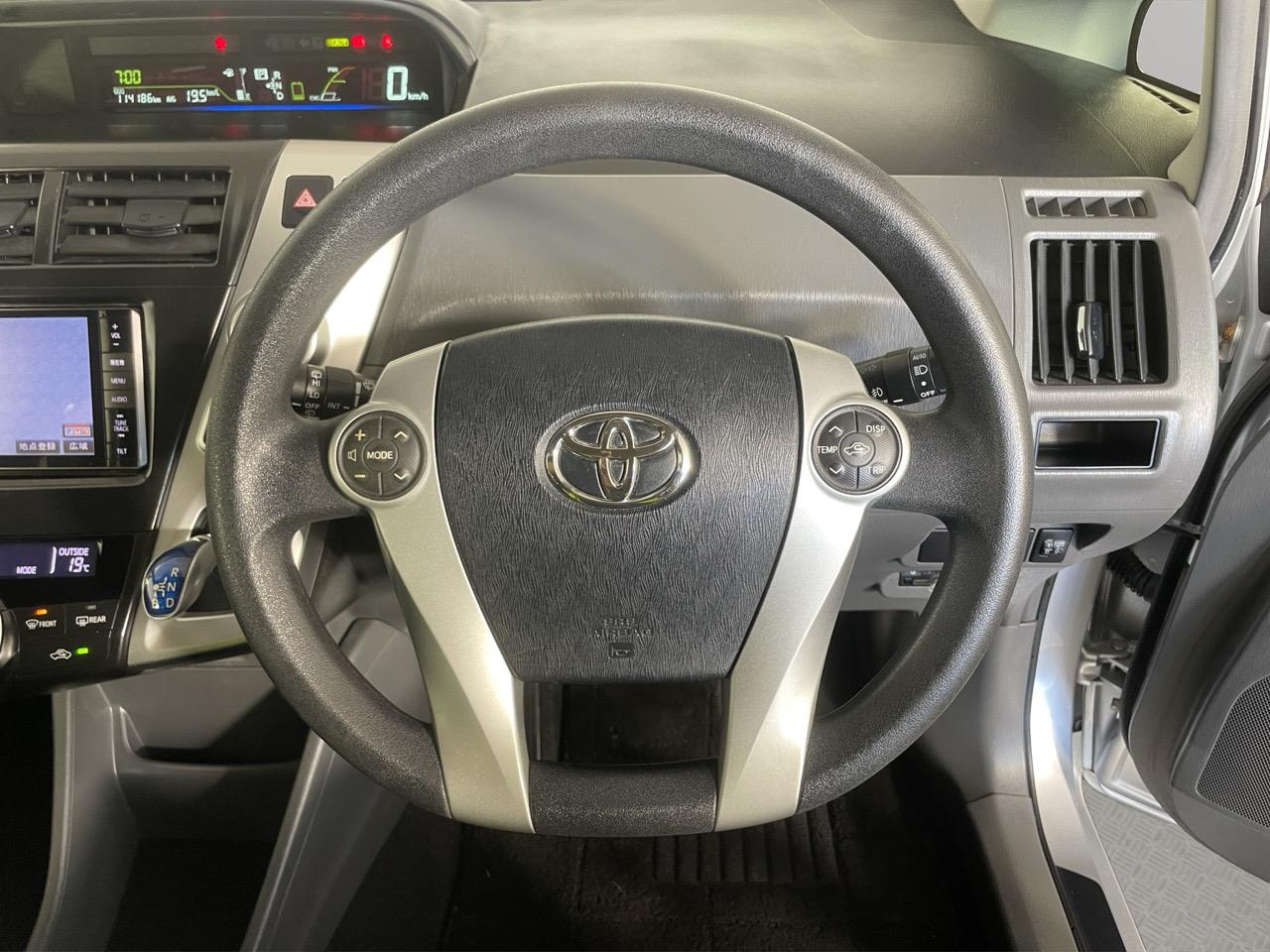 2012 Toyota Prius Alpha S Station Wagon REVERSING CAMERA + AUTO LIGHTS + PUSH START