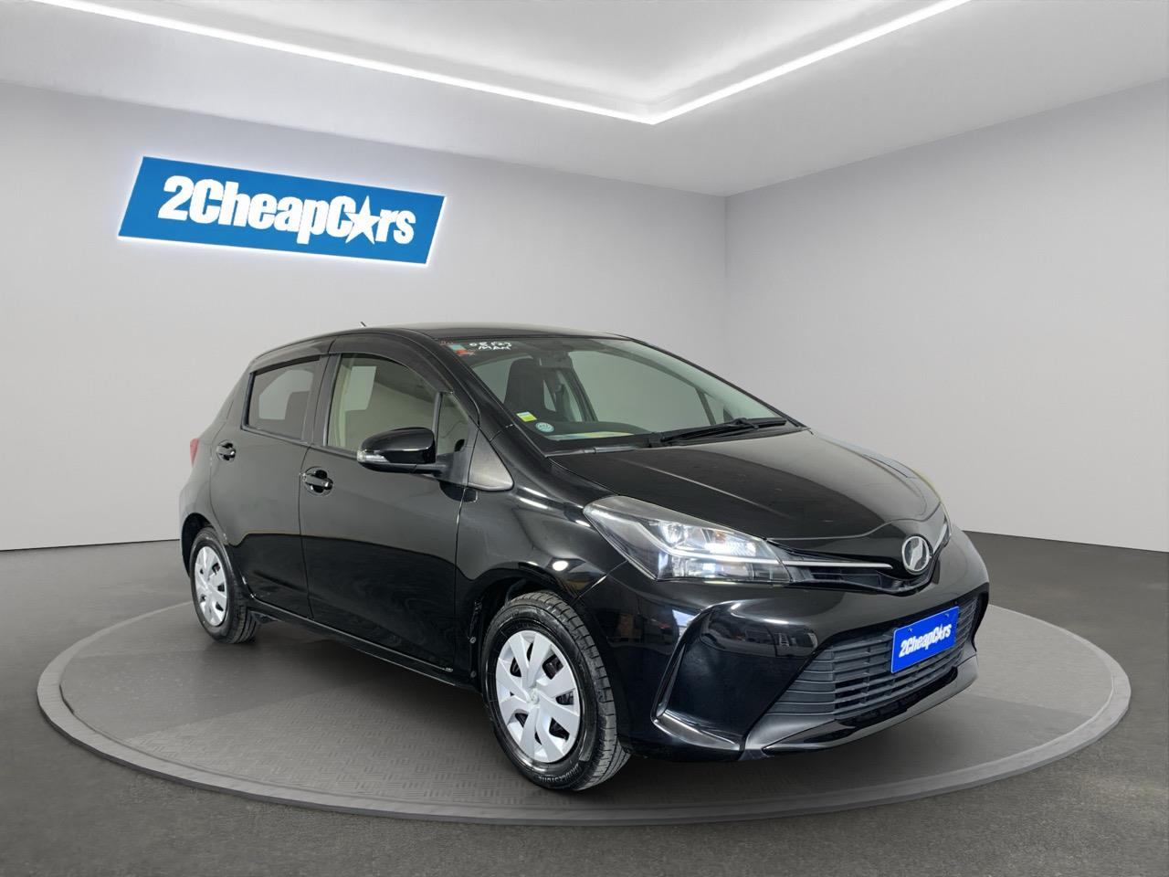 2015 Toyota Vitz Yaris S Hatchback PUSH BUTTON START + AUTO LIGHTS + REVERSING CAMERA