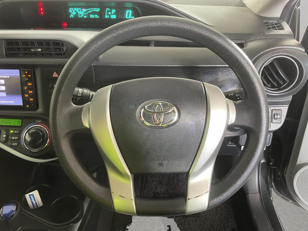 2012 Toyota Aqua G Hatchback REVERSING CAMERA + AUTO LIGHTS + HEATED SEATS
