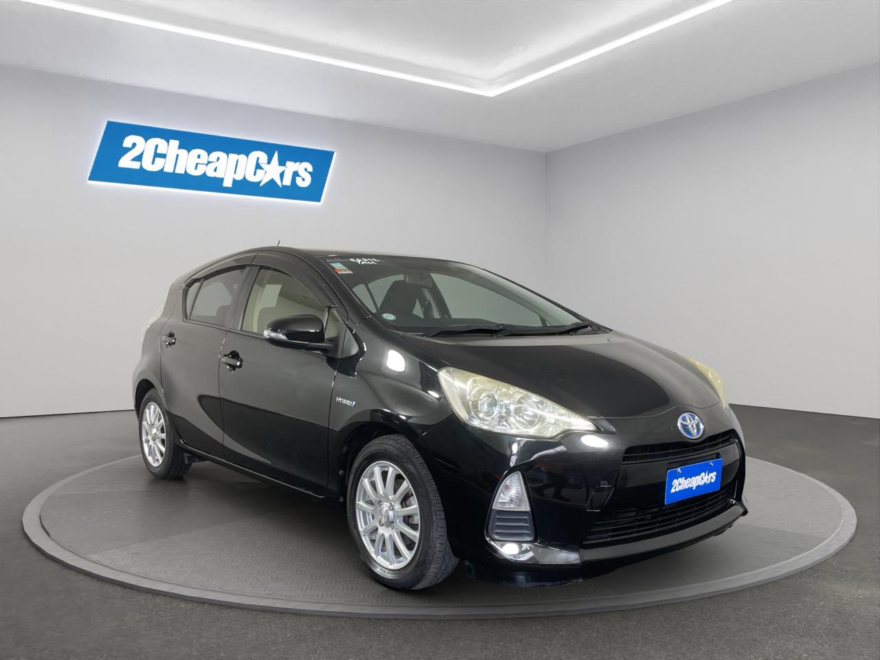 2012 Toyota Aqua G Hatchback REVERSING CAMERA + AUTO LIGHTS + HEATED SEATS