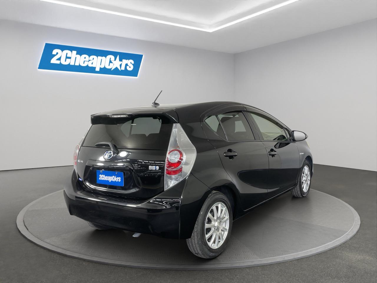 2012 Toyota Aqua G Hatchback REVERSING CAMERA + AUTO LIGHTS + HEATED SEATS