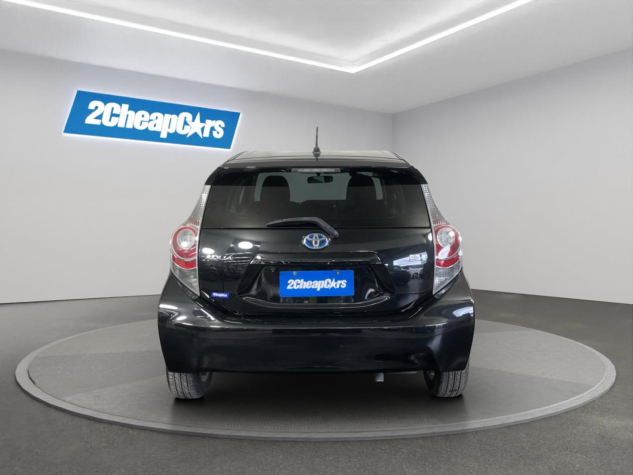 2012 Toyota Aqua G Hatchback REVERSING CAMERA + AUTO LIGHTS + HEATED SEATS