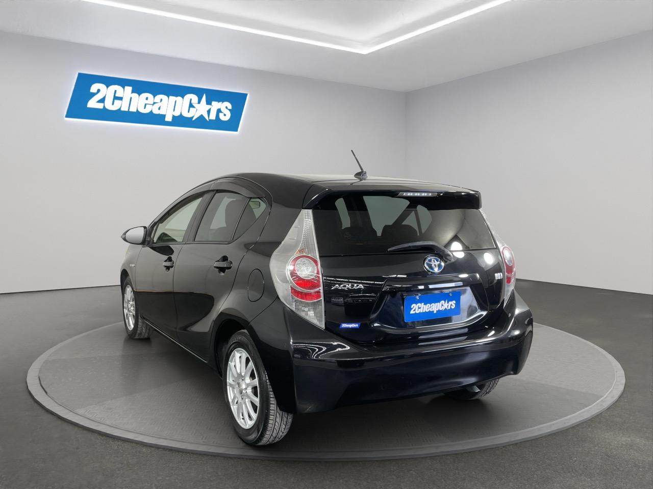 2012 Toyota Aqua G Hatchback REVERSING CAMERA + AUTO LIGHTS + HEATED SEATS