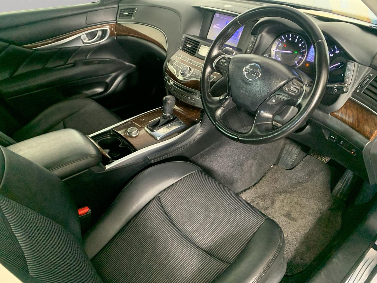 2012 Nissan Fuga 350GT Hybrid Sedan CRUISE CONTROL + POWER ADJUSTMENT SEATS