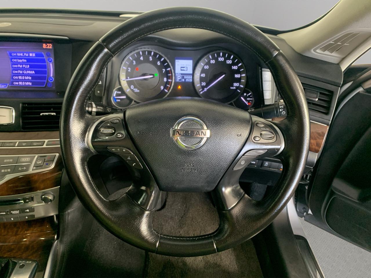 2012 Nissan Fuga 350GT Hybrid Sedan CRUISE CONTROL + POWER ADJUSTMENT SEATS