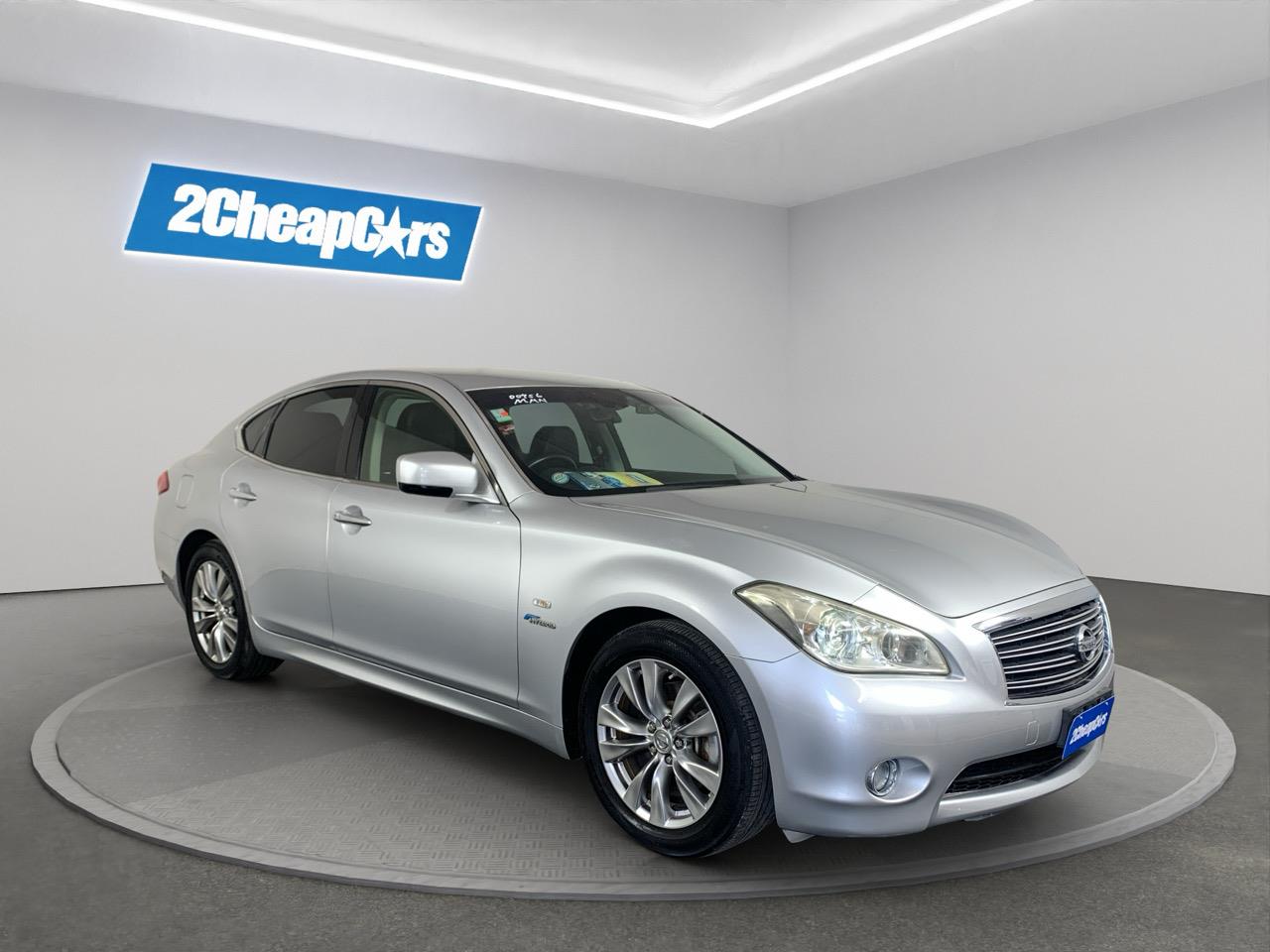 2012 Nissan Fuga 350GT Hybrid Sedan CRUISE CONTROL + POWER ADJUSTMENT SEATS