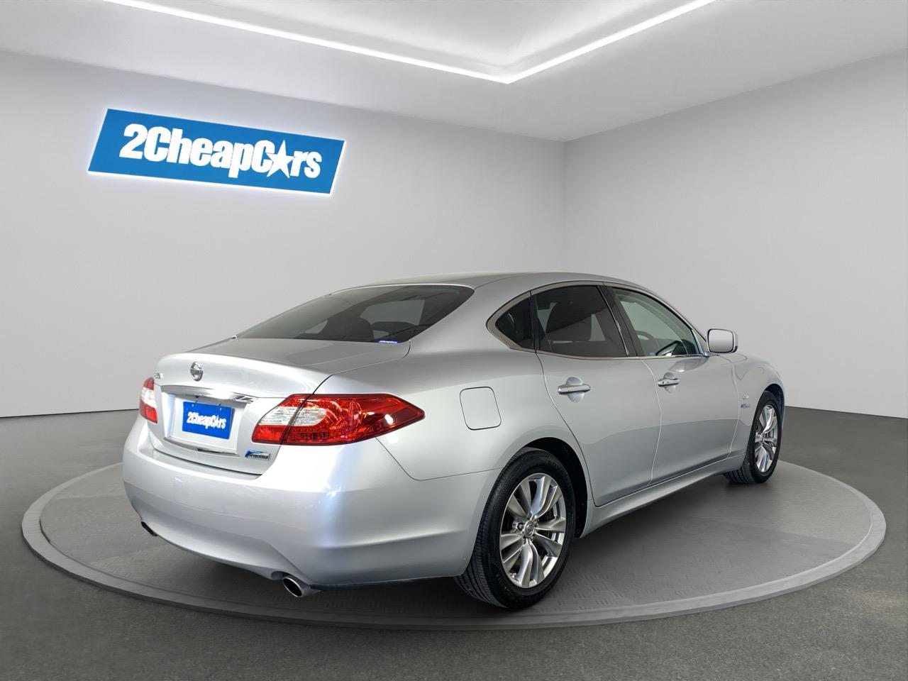 2012 Nissan Fuga 350GT Hybrid Sedan CRUISE CONTROL + POWER ADJUSTMENT SEATS