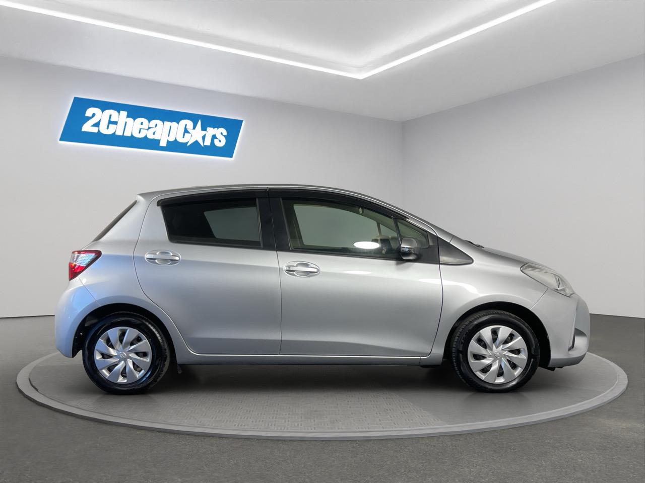 2017 Toyota Vitz Yaris F Hatchback LOW KMS + GREAT FUEL EFFICIENCY + GREAT SPACE